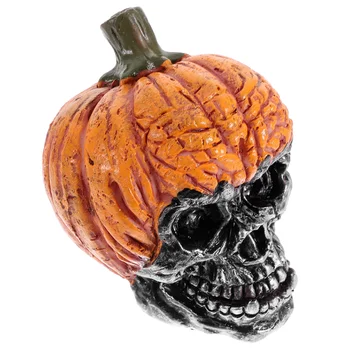 Хэллоуин Модель тыквенного черепа Реалистичный маленький череп Тыква Человеческая голова